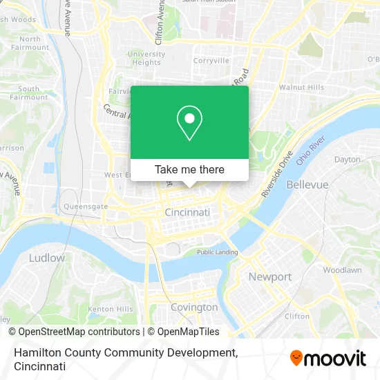Hamilton County Community Development map