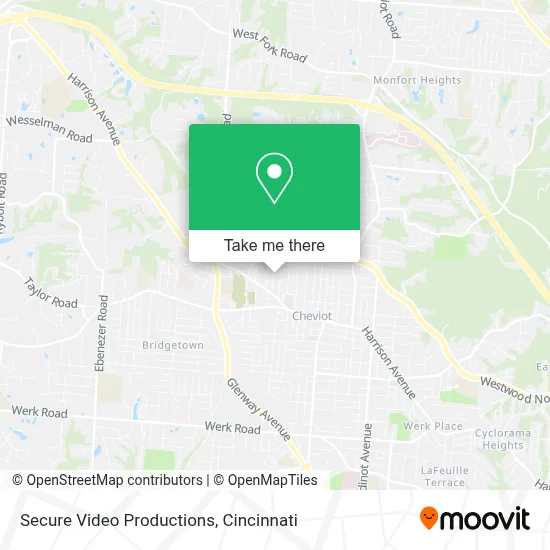 Secure Video Productions map