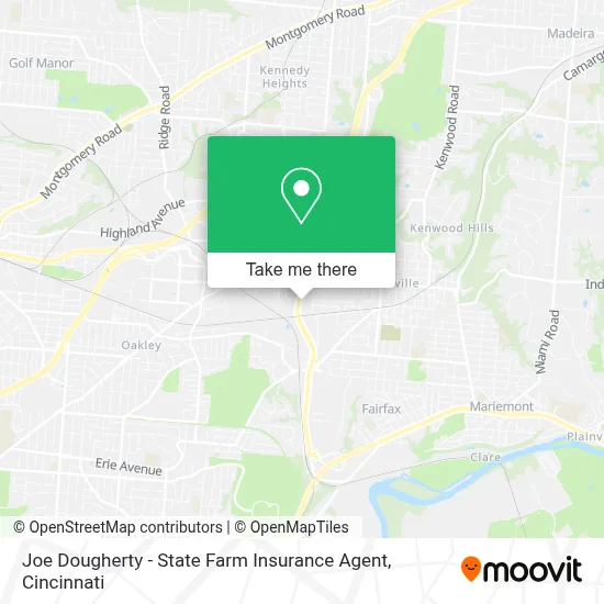 Joe Dougherty - State Farm Insurance Agent map