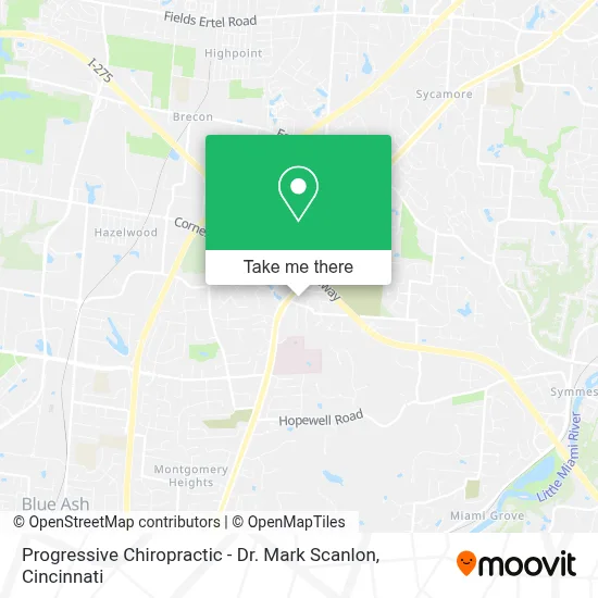 Progressive Chiropractic - Dr. Mark Scanlon map