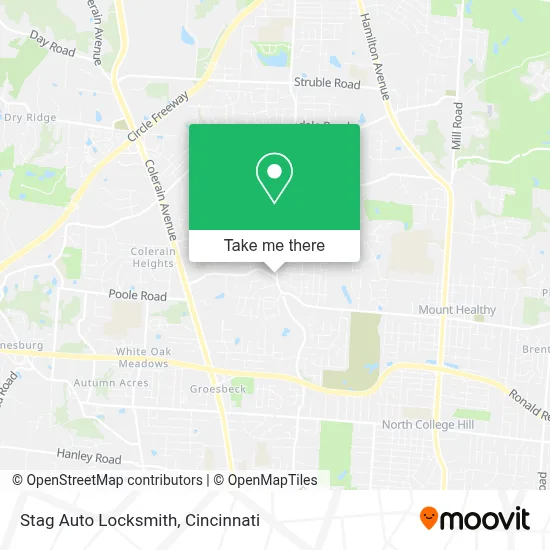 Stag Auto Locksmith map