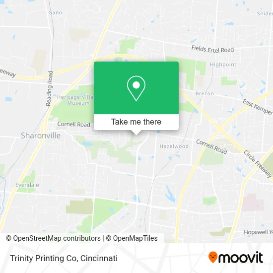 Trinity Printing Co map