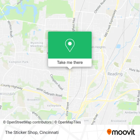 The Sticker Shop map