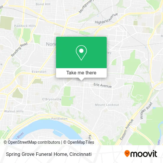 Spring Grove Funeral Home map