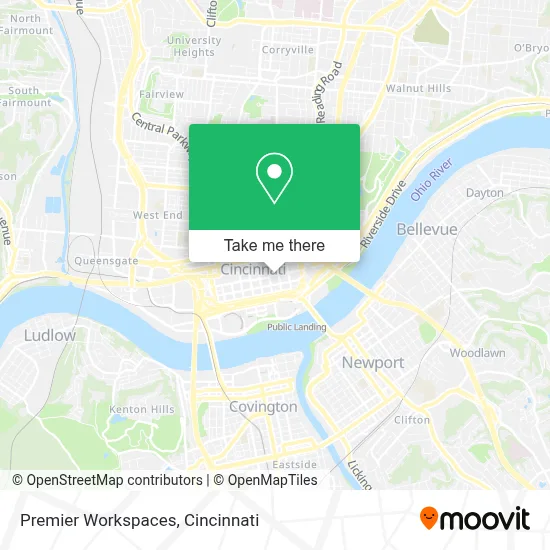Premier Workspaces map