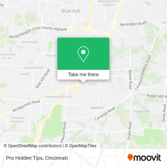 Pro Hidden Tips map