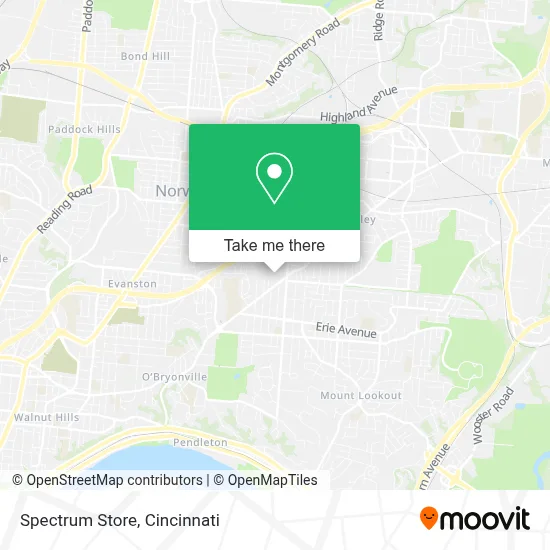 Spectrum Store map
