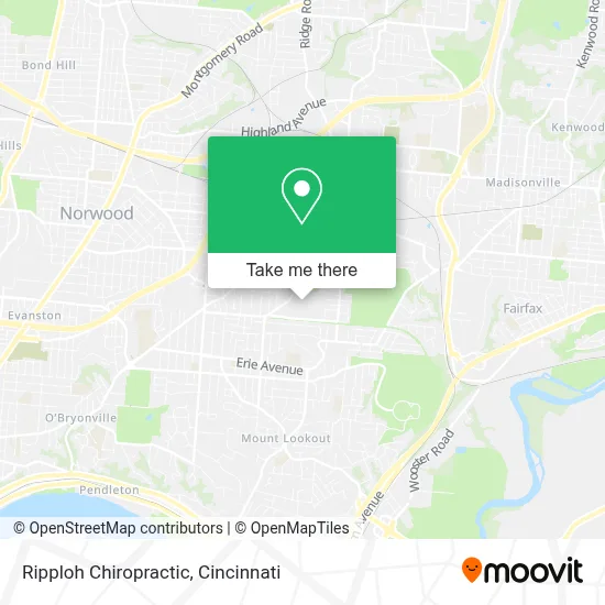 Ripploh Chiropractic map