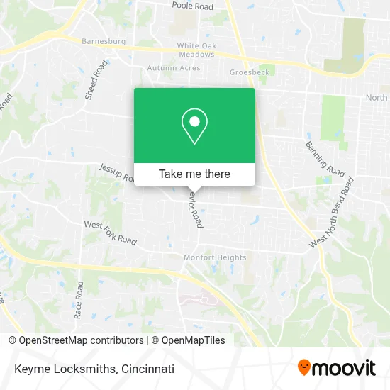 Keyme Locksmiths map