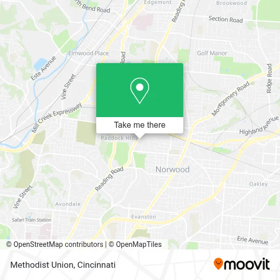 Methodist Union map