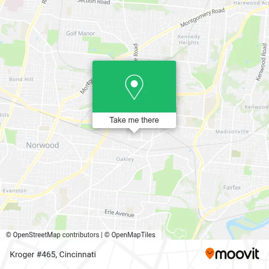 Kroger #465 map