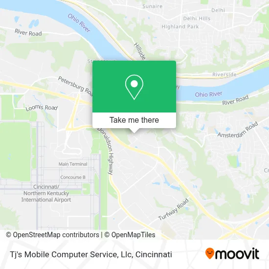Tj's Mobile Computer Service, Llc map