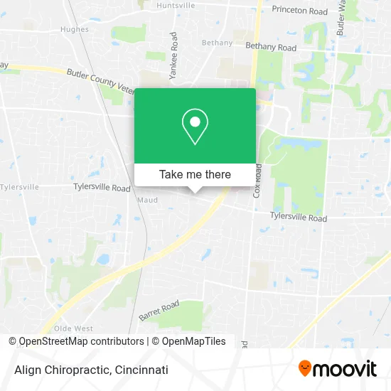 Align Chiropractic map