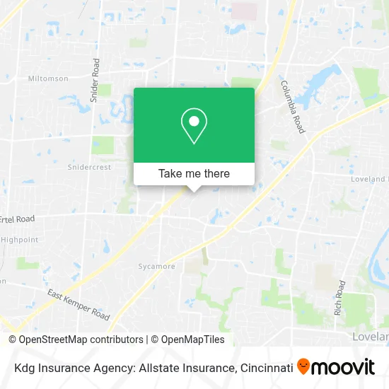 Kdg Insurance Agency: Allstate Insurance map