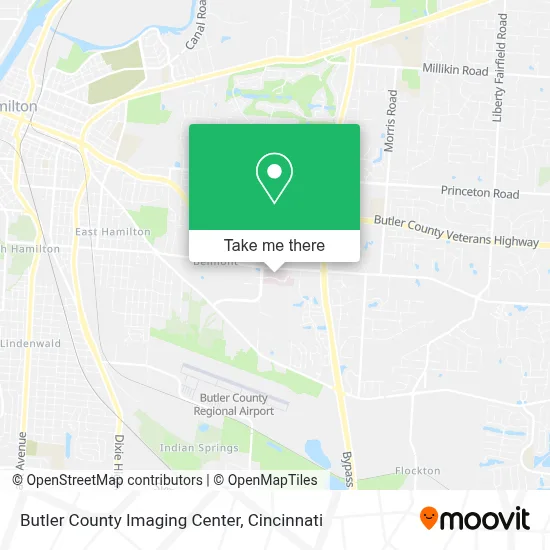 Butler County Imaging Center map
