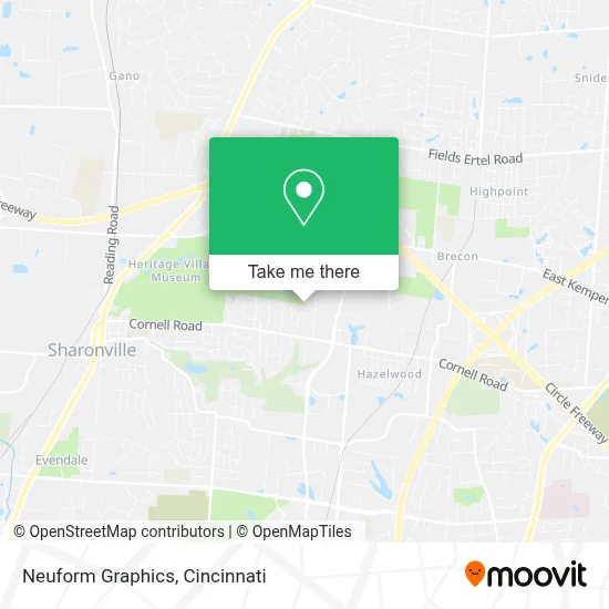 Neuform Graphics map