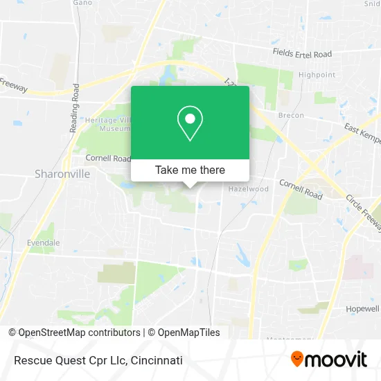 Rescue Quest Cpr Llc map