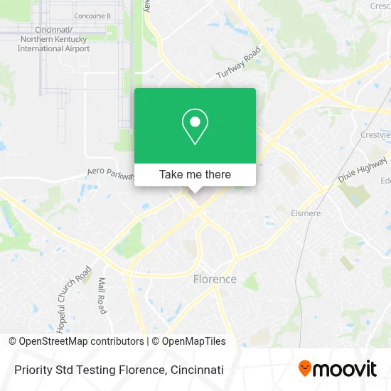 Priority Std Testing Florence map