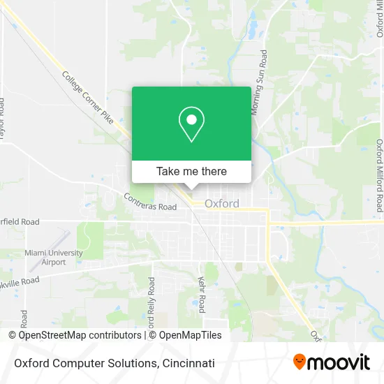 Oxford Computer Solutions map