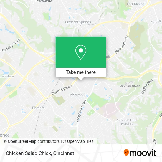 Chicken Salad Chick map