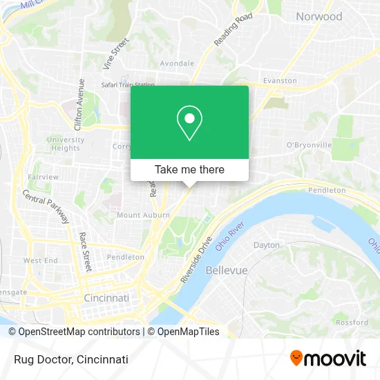 Rug Doctor map