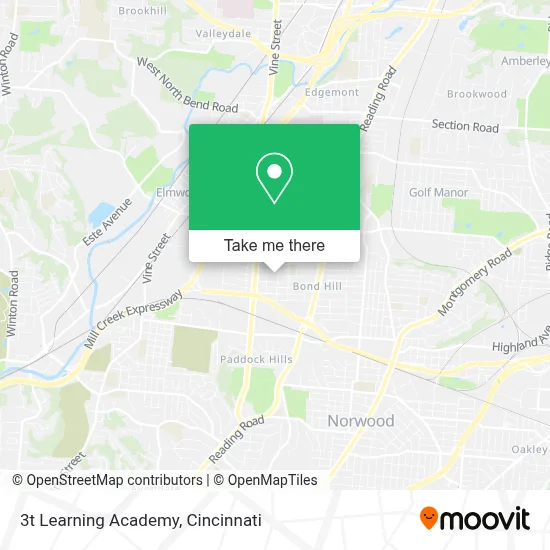 3t Learning Academy map