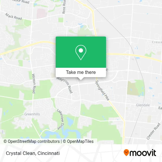 Crystal Clean map