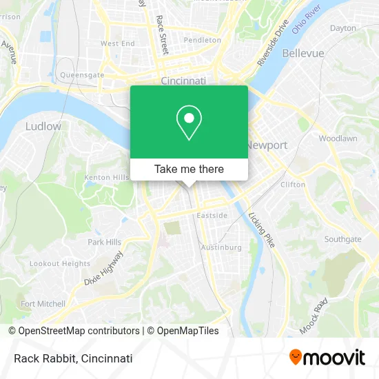 Rack Rabbit map