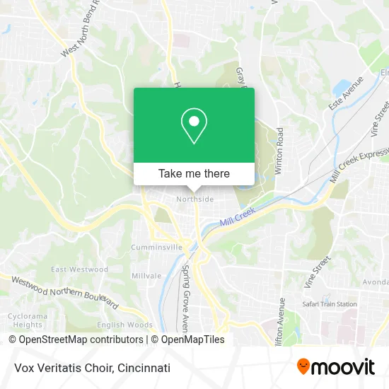 Vox Veritatis Choir map