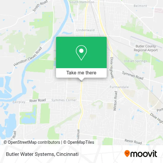 Butler Water Systems map
