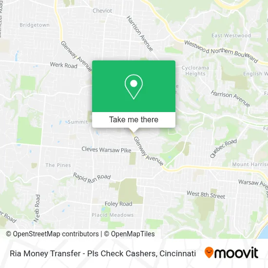Ria Money Transfer - Pls Check Cashers map