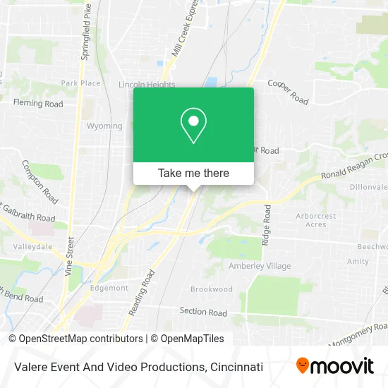 Valere Event And Video Productions map