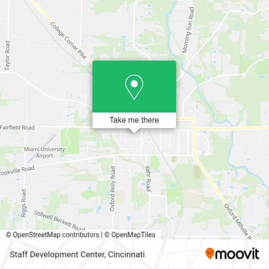 Staff Development Center map