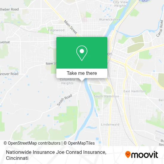Nationwide Insurance Joe Conrad Insurance map