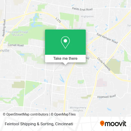 Feintool Shipping & Sorting map