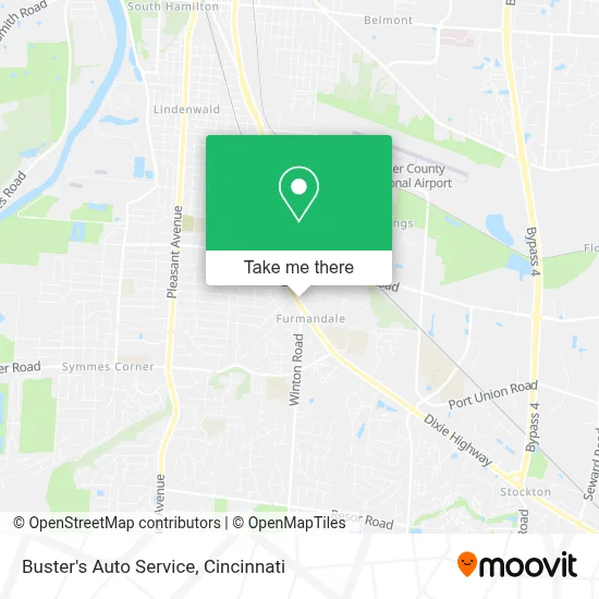 Buster's Auto Service map