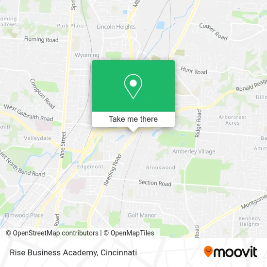 Rise Business Academy map
