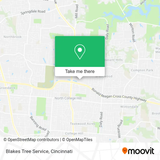 Blakes Tree Service map