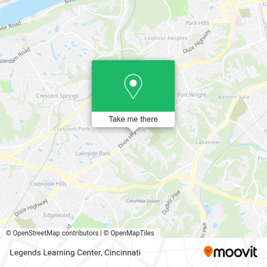 Legends Learning Center map