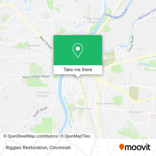 Riggles Restoration map