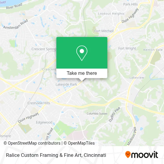 Ralice Custom Framing & Fine Art map