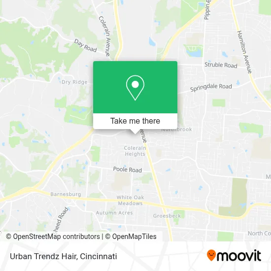 Urban Trendz Hair map