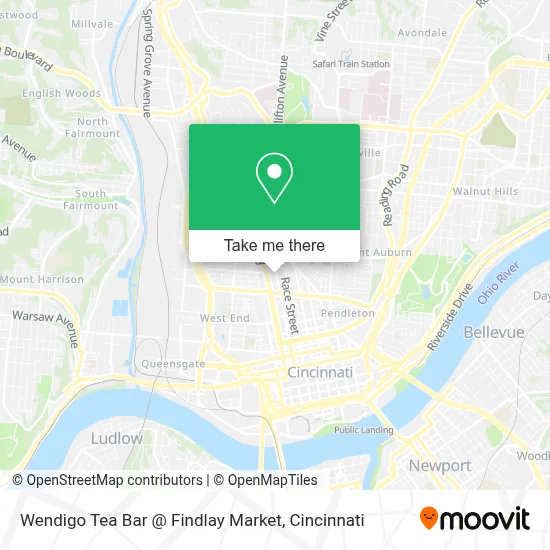 Wendigo Tea Bar @ Findlay Market map