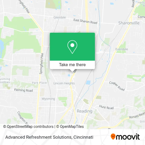 Advanced Refreshment Solutions map