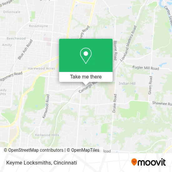 Keyme Locksmiths map