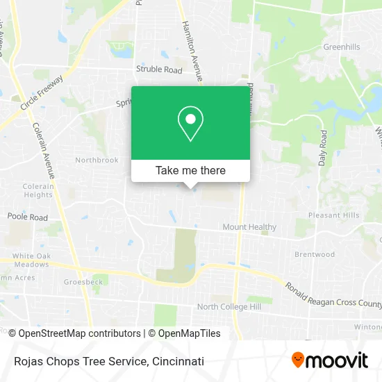 Rojas Chops Tree Service map