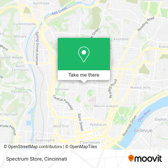 Spectrum Store map