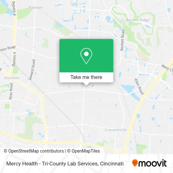 Mercy Health - Tri-County Lab Services map