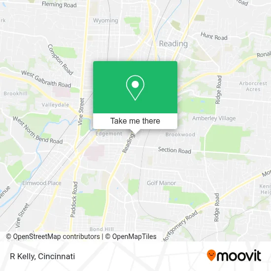 R Kelly map
