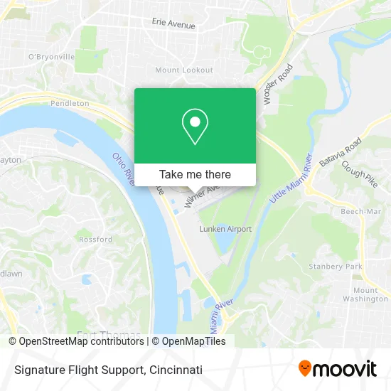 Signature Flight Support map